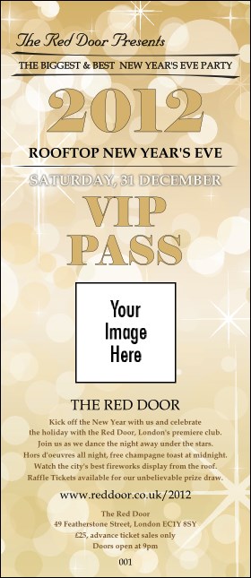 VIP Pass Templates | VIP Pass Printing | Eventgroove